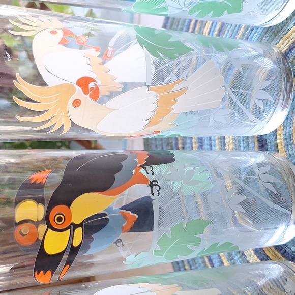 Sale!! Tropical Tom Collins "SET OF 5" Barware glasses - Picture 6 of 7